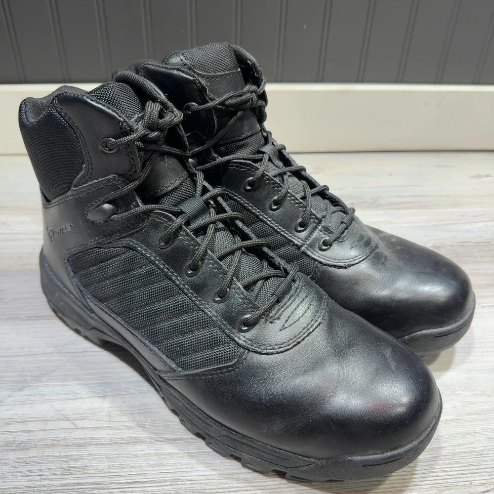Bates Tactical Sport 2 Mid E03160 Boots Men US 11M Black Leather Combat Military